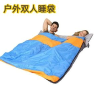 其他品牌 - 戶外雙人睡袋露營野營防潑水抗皺耐磨睡袋成人旅行保暖可攜式被子