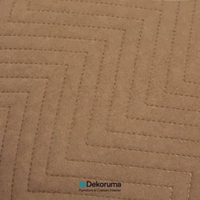 Dekoruma MINATO Cushion Velvet Emboss / Bantal Hias Sofa / Sofa Cushion Cokelat