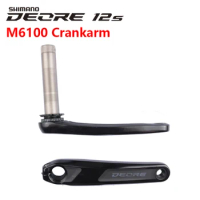 Shimano DEORE M6100 Crankarm For MTB Mountain Bike 12s Bike Crankset Suitable For 142 mm / 148 mm O.L.D. Frame 170mm/175mm