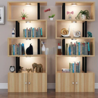 Wooden book shelf wall designs/wall cabinet bookcase used home office store