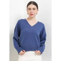 Hush Puppies Sweater Wanita Farina Blue XL
