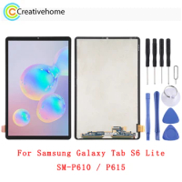 LCD Screen For Samsung Galaxy Tab S6 Lite SM-P610 P615 Tablet PC LCD Display with Digitizer Full Assembly Replacement