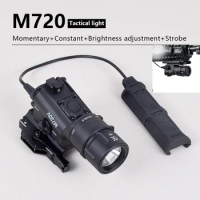 Tactical Airsoft Surefir M720V Scout Strobe Light LED 500Lumens Weapon Tatical AirGun Hunting Light Torch with M93 QD Mount
