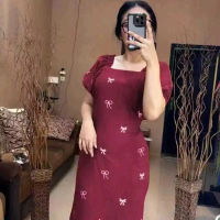 DASTER AQILA RAYON  SANTUNG PREMIUM | DASTER WANITA RUMAHAN