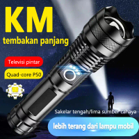 Senter Terang Senter Led Senter Tahan Air Senter Teleskopik Fokus Senter Tahan Jatuh Lampu Darurat L