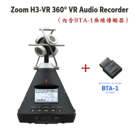【eYe攝影】現貨 公司貨 日本 ZOOM H3-VR + BTA-1 無線傳輸器 環景收音麥克風 6軸收音 全向收音