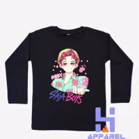 CHILDREN'S CLOTHES, CHILDREN'S T-SHIRTS, ABBY CHARACTER ONLY, BOYS KPOP DEMON HUNTERS, LONG SLEEVES