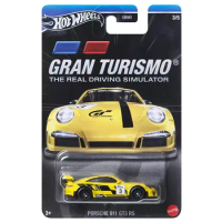 Genuine Mattel Hot Wheels Car 1/64 Metal Diecast Gran Turismo Porsche 911 GT3 RS Voiture Model Toys for Boys Fun Birthday Gift