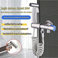 SUS304 1 Set Jet Shower Kloset Jet Shower Kamar Mandi Semprotan Toilet Duduk Jet wasser Kloset Stain