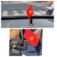 [ Loại dán] Lá cờ gắn trên ô tô, xe máy .