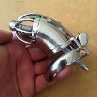 Stainless Steel Stealth Lock Male Chastity Device,Cock Cage,Penis Lock,Cock Ring,Chastity Belt S037-B