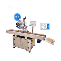 Automatic Plane Labeling Machine With Date Coder Books File Box Paper Toothpick Labeling Machine