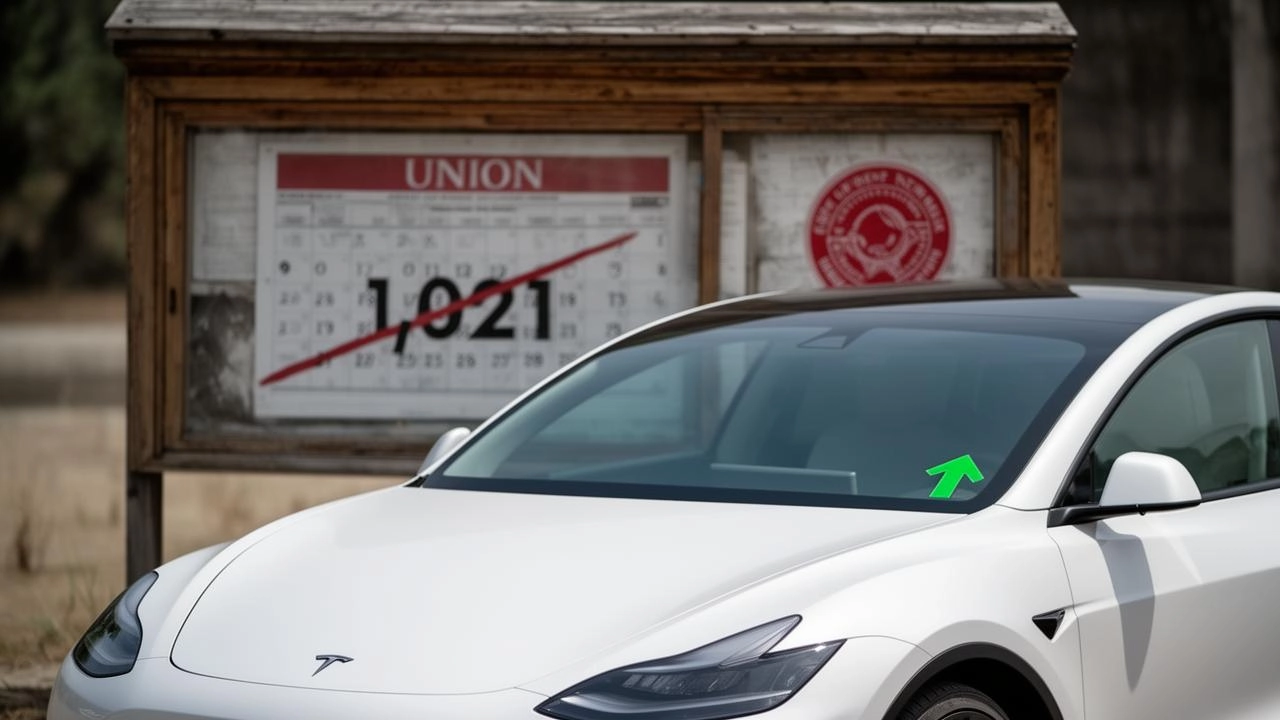 Tesla Shares Gain as Swedish Union Ends 1,021-Day Strike After Buyouts