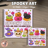 Spooky Art Coloring Books 42pages CiciSlay