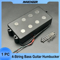 4/5-String Electric Bass Guitar Pickup Double Coil Humbucker Pickup Ceramic Magnet for Music Man Style Bass