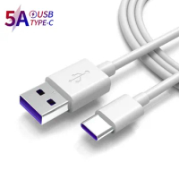 USB A to USB Type C 5A Cable for Xiaomi 12 11 10 9 Redmi Note 11 10 9 Pro Quickly Huawei realme X2 pro usb tipoc Samsung S21 S22