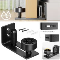 Door Adjustable Sliding Floor Guide Sliding Barn Door Roller Untuk Barn Door Hardware Support Roller