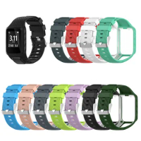 100pcs High Quality Silicone Replacement Wrist WatchBand Strap For TomTom Runner 2 3 Spark 3 Golfer 2 Adventurer GPS Sport Watch
