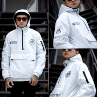 Jaket Cagoule Pria - Jaket Parasut Waterproof Original Salvio Hexia