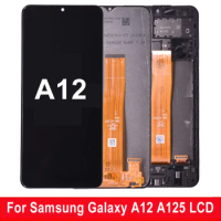 6.5 AMOLED For SAMSUNG A12 Display For Samsung Galaxy A12 A125F A125F/DS display LCD Touch Screen Digitizer Assembly Replacement