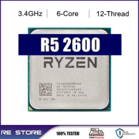 AMD Ryzen 5 R5 2600 Processor 3.4GHz 6-Core 12-Thread 65W CPU LGA AM4