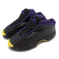 【adidas 愛迪達】籃球鞋 Crazy 1 Lakers Kobe TT 男鞋 黑 紫 黃 湖人隊 柯比 復刻 愛迪達(FZ6208)