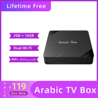 Android 10 2G 16G Set Top Box Great Bee Arabic TV Box