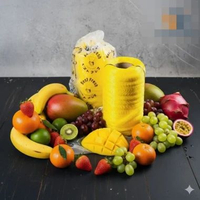 Jaring Buah Merah dan Kuning (1roll panjang 100meter) / Best Fresh Polynet Elastis Kuat / Fungsi: Me