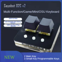 2022 Sayobot O2C v2 OSU Mini Keyboard Muti-Function Tester Gaming Keypad Cheery Mx Red Switch Programmable Mechanical Keyboard