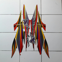 Striping stiker motor Supra x 2003