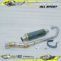 Knalpot DOS karbon & DOS polos untuk motor all sport vixion/mx/fu/sonic/cb/cbr/verza/tiger/mx king/b