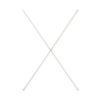 【MUJI 無印良品】SUS交叉桿/亮面淺灰/84/大/9S(大型家具配送)