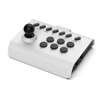 Pengawal Tanpa Wayar, Arcade Fighting Game Fight Stick, Aksesori Bahagian Kayu Joy Permainan, Serasi