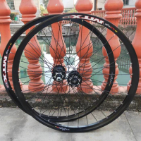 Kalosse 4 Bearings DH Bicycle Wheel 20*110MM Barrel Shaft Mountain Bike Wheels 26 Inches