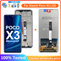 Original 6.67'' Display For Xiaomi Poco X3 LCD Display Touch Screen Digitizer Assembly For Xiaomi Poco X3 NFC LCD Screen