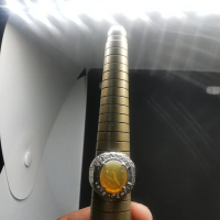 Batu fire opal Barjat api ring perak mewah