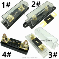 1set/2pcs ANL Fuse Holder Bolt-on Automotive Fuse Holders Fusible Link with fuse 40A 60 80 100 120 225 275 300 400A 450A 500 AMP