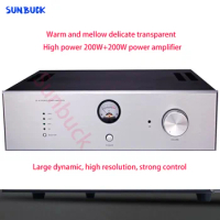 Sunbuck Field effect symmetrical differential circuit design 2.0 400W+400W high-power HIFI combined Power Amplifier Audio