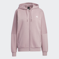ADIDAS WORD FZ HOODIE女訓練連帽上衣-粉-HM2811