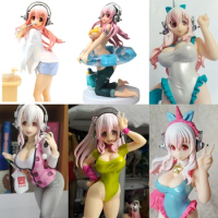 Japanese sexy Original anime figure super sonico action figure collectible model toys for boys