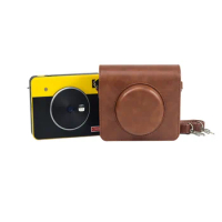 CAIUL Instant Photo Printer Case for Kodak Mini Shot 3 Retro C300R Instant Camera Bag with Adjustable Shoulder Strap.