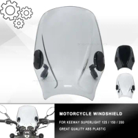 Universal Motorcycle Windshield Wind Screen Shield Deflector Protector Cover For Keeway Superlight 125 / 150 / 200