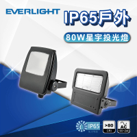 【Everlight 億光】80W 星宇投光燈 全電壓 IP65