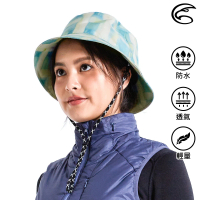 【ADISI】輕量3L防水高透氣印花漁夫帽 AH23047 / 渲染水彩(防水帽 防曬帽 遮陽帽)