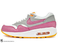 [30% OFF] 2014 NSW 經典款復刻 NIKE WMNS AIR MAX 1 ESSENTIAL 女鞋 白灰粉紅橘 網布 麂皮 (599820-107) !