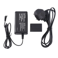 For Canon EOS M2 M50 M100 M10 Camera AC External Power Adapter ACK-E12 Charger-UK Plug