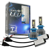 2 PCS T1 Series 36W 8000LM 6000K H4 H1 H3 Turbo LED Car Headlight H7 H11 880/881 9005 HB3 9006 HB4 9007 HB5 Light Bulb