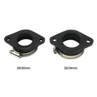 Motorcycle Carburetor Adapter Inlet Intake Pipe Rubber Mat Fit on PWK 28/30mm 32/34mm