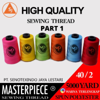 Benang Jahit 5000 Yard Masterpiece 40/2 Spun Polyester 1/2 Lusin