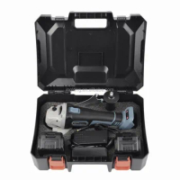 Rechargeable Brushless Cordless Angle Grinder with Two 18V 4.0Ah Lithium Batteries